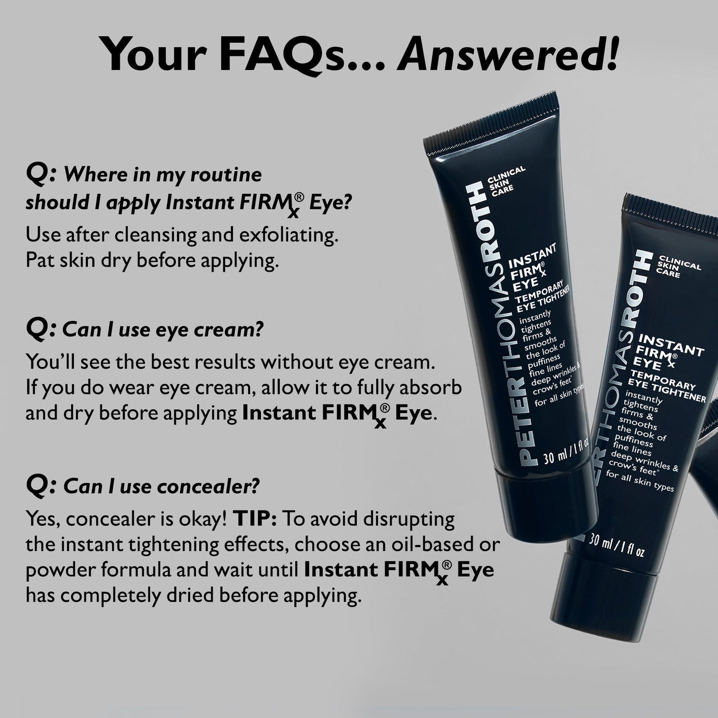 Instant FIRMx Eye Temporary Eye Tightener | 30 ml / 1.0 fl oz